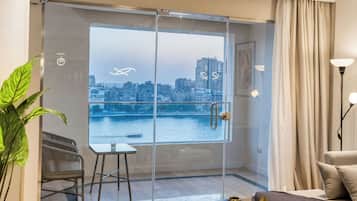 Deluxe Apartment, River View | Terrace/patio