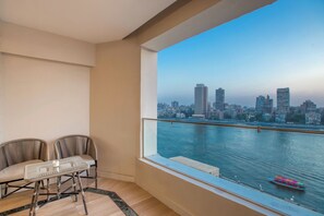 Deluxe Apartment, River View | Terrace/patio