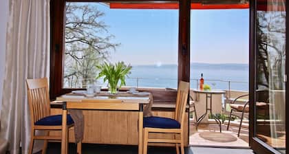 Lake view vacation apartment Strandweg with lake access - Überlingen am Bodensee