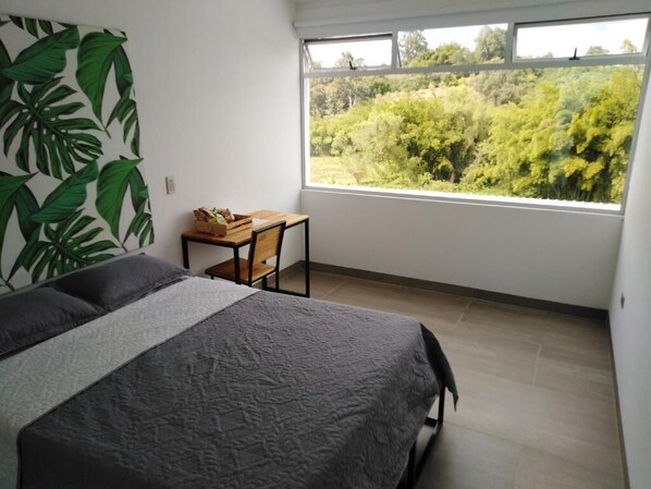 Standard Room, Garden View | Desk, free WiFi, bed sheets - Hacienda San Agustin (Marinilla)
