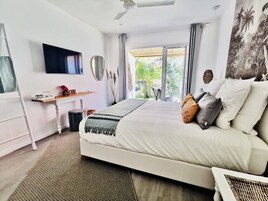 Habitación estándar doble | Ropa de cama de alta calidad y colchones con acolchado adicional