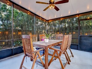 Outdoor dining