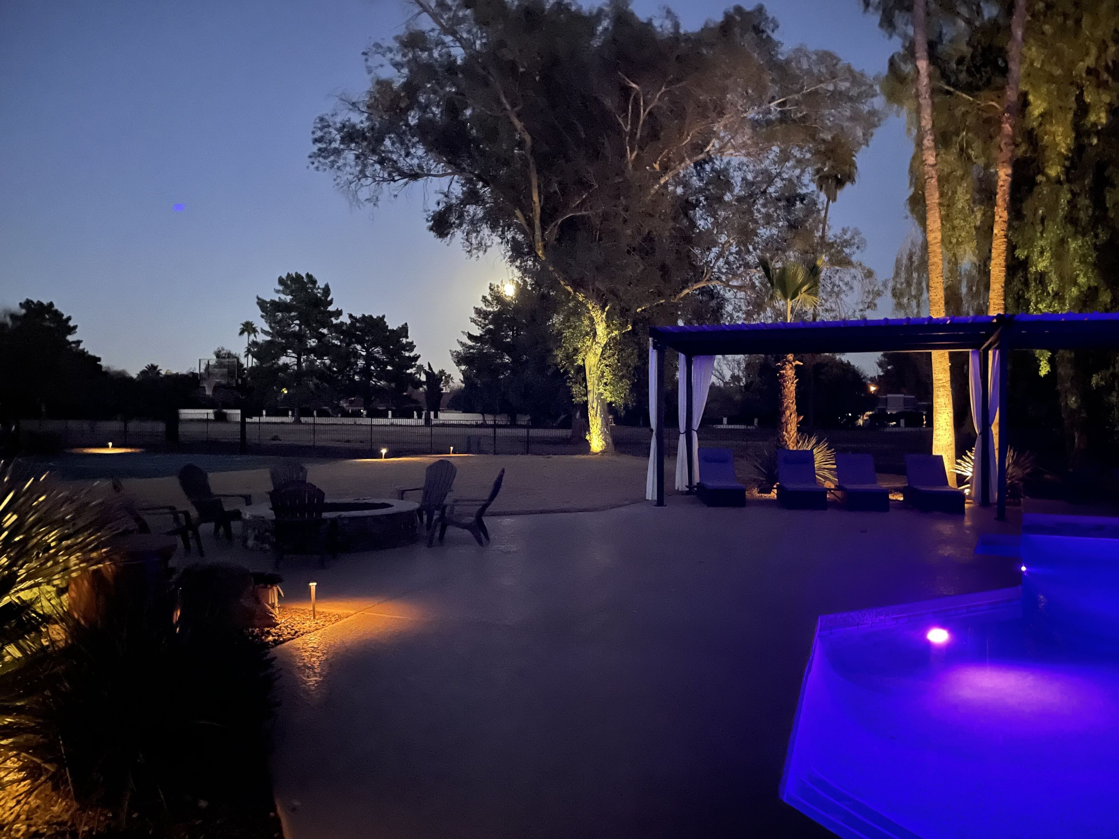 Terrain de l’hébergement 