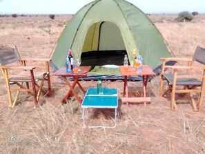 Cabin | Outdoor dining - Amanya 1- Bed Pitch Tent (Kimana)