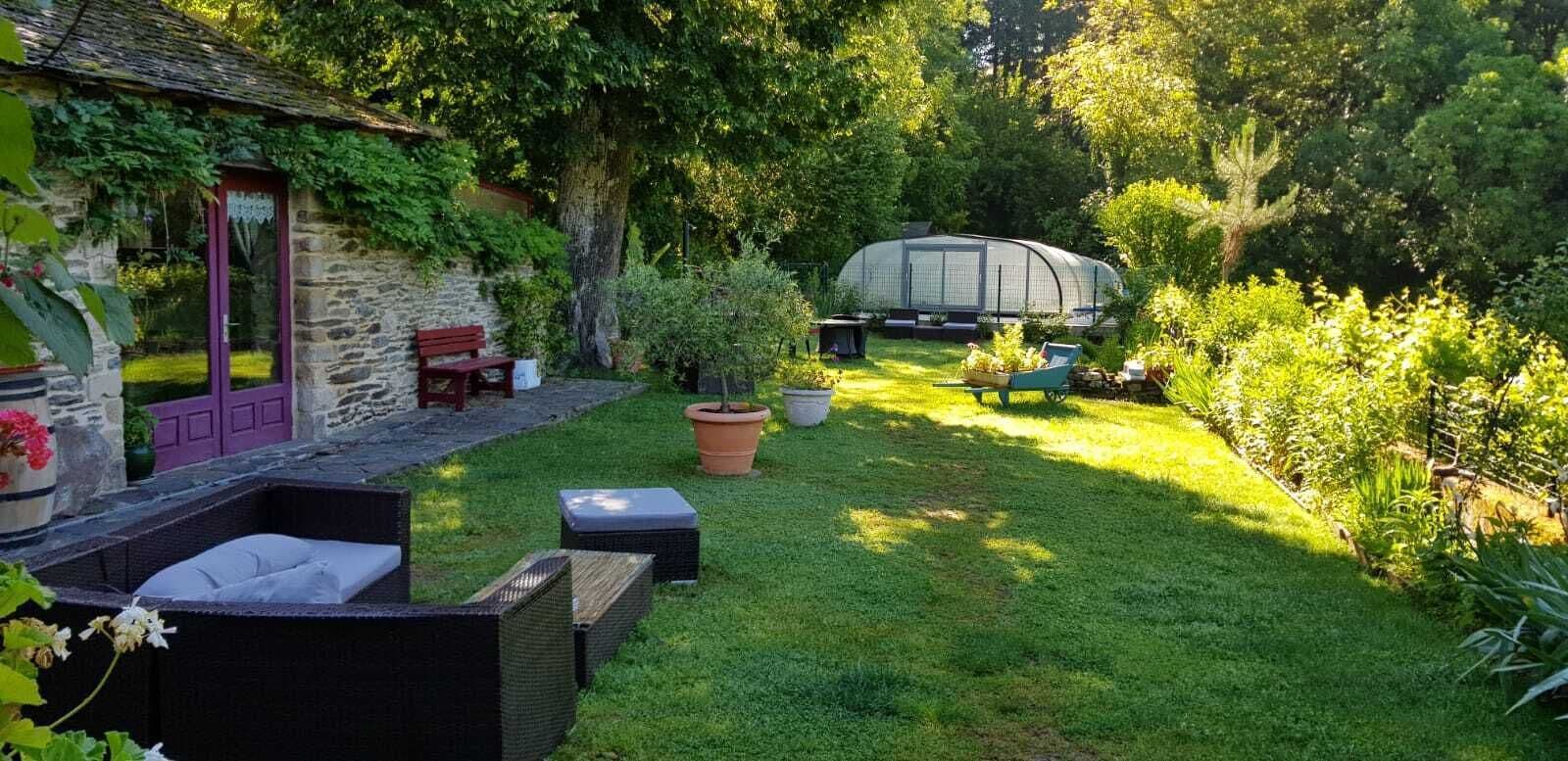 Casa de campo Confort, baño privado, vistas a la montaña (Esprit Parc ) | Jardín