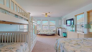 4 bedrooms, free WiFi - A Coral Crab: 4  BR, 2.5  BA House in Port Bolivar, Sleeps 20 (Bolivar Peninsula)