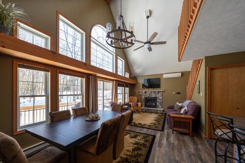 Pet-Friendly Pocono Chalet with Hot Tub, Pool Table, BBQ, Fireplace & Game Room!