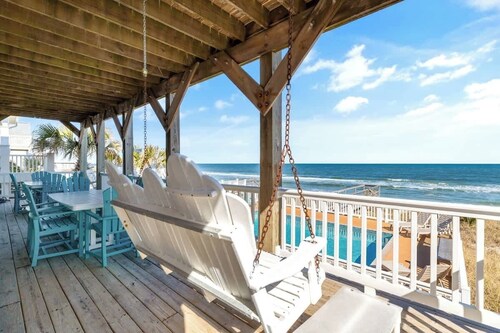 Dolphin Watch - 7Br - Oceanfront - Pool/Hot Tub