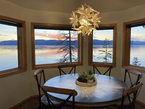 Dining - Fill your soul w/ 400' of PRIVATE waterfront w/ dock, lift, diving board & more! (Bigfork)
