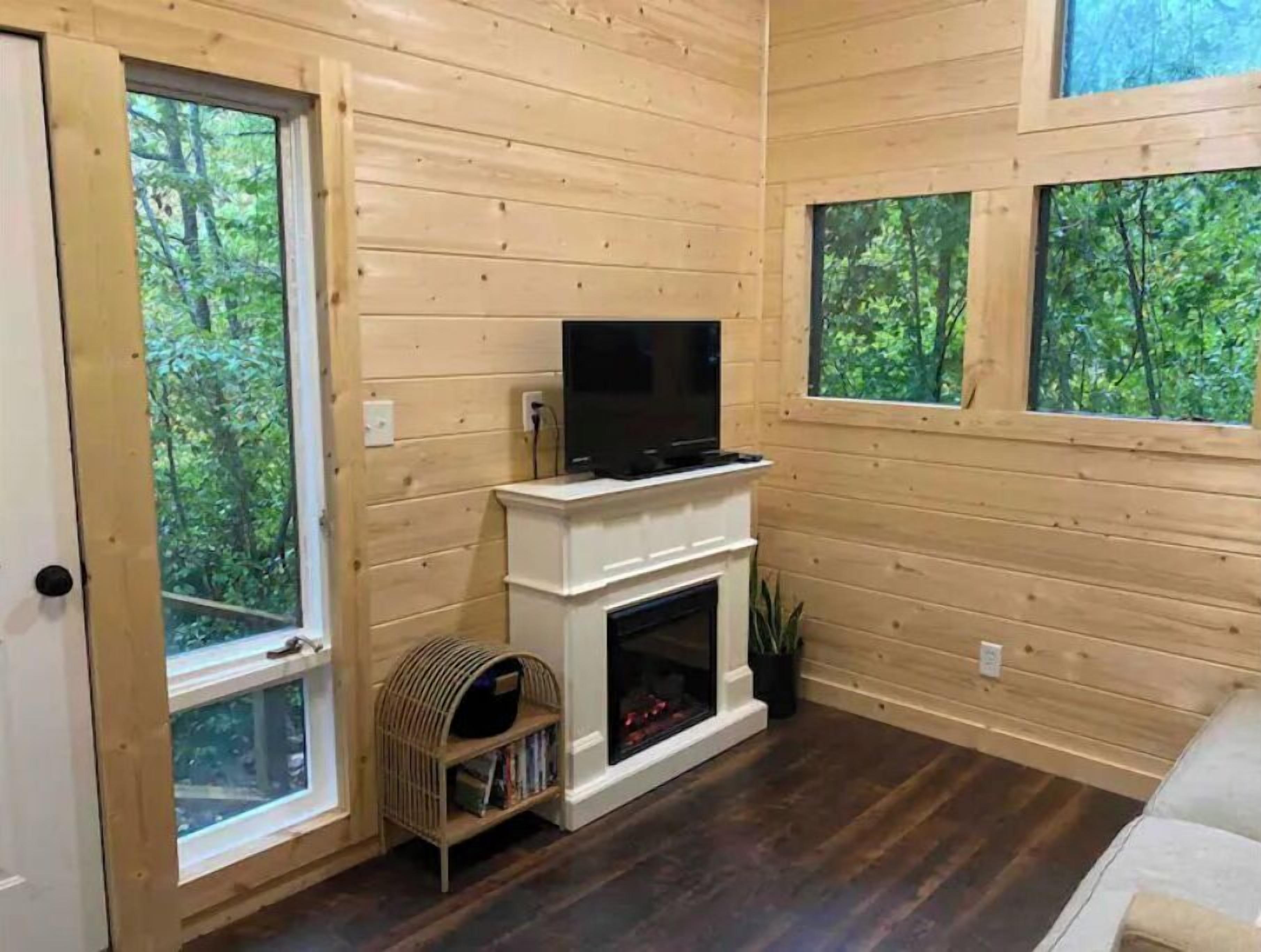 TV, DVD player, books