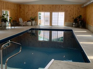 Indoor pool, a heated pool