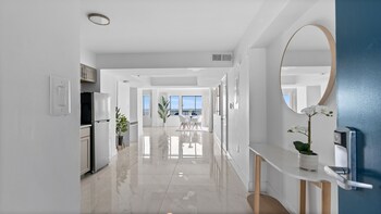 Premium Penthouse, 2 Bedrooms, Kitchen, Ocean View | Individually furnished, iron/ironing board, free WiFi, bed sheets at Grande Beach Resort