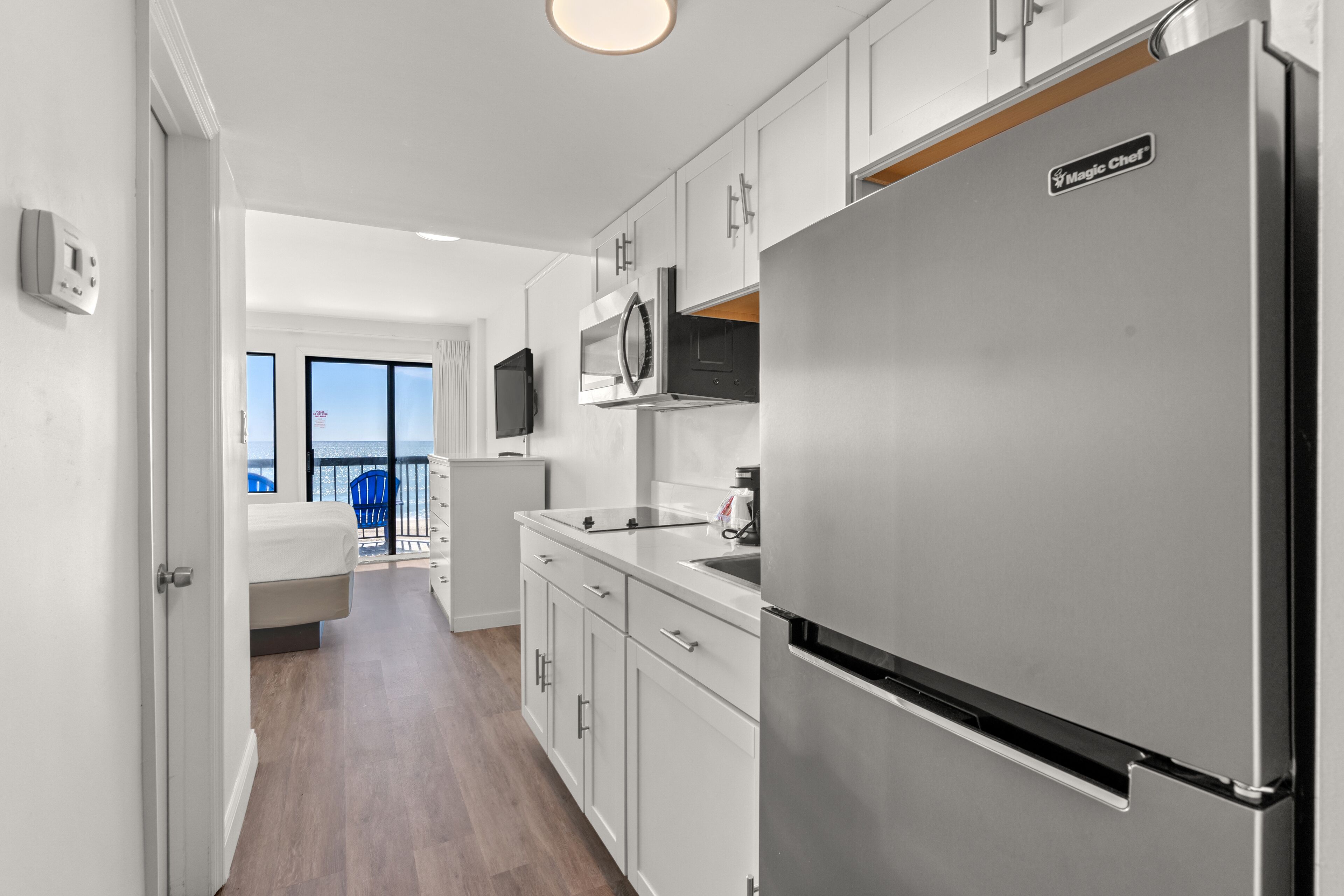 Familien-Suite, 2 Schlafzimmer, Balkon, Meerblick | Eigene Küche