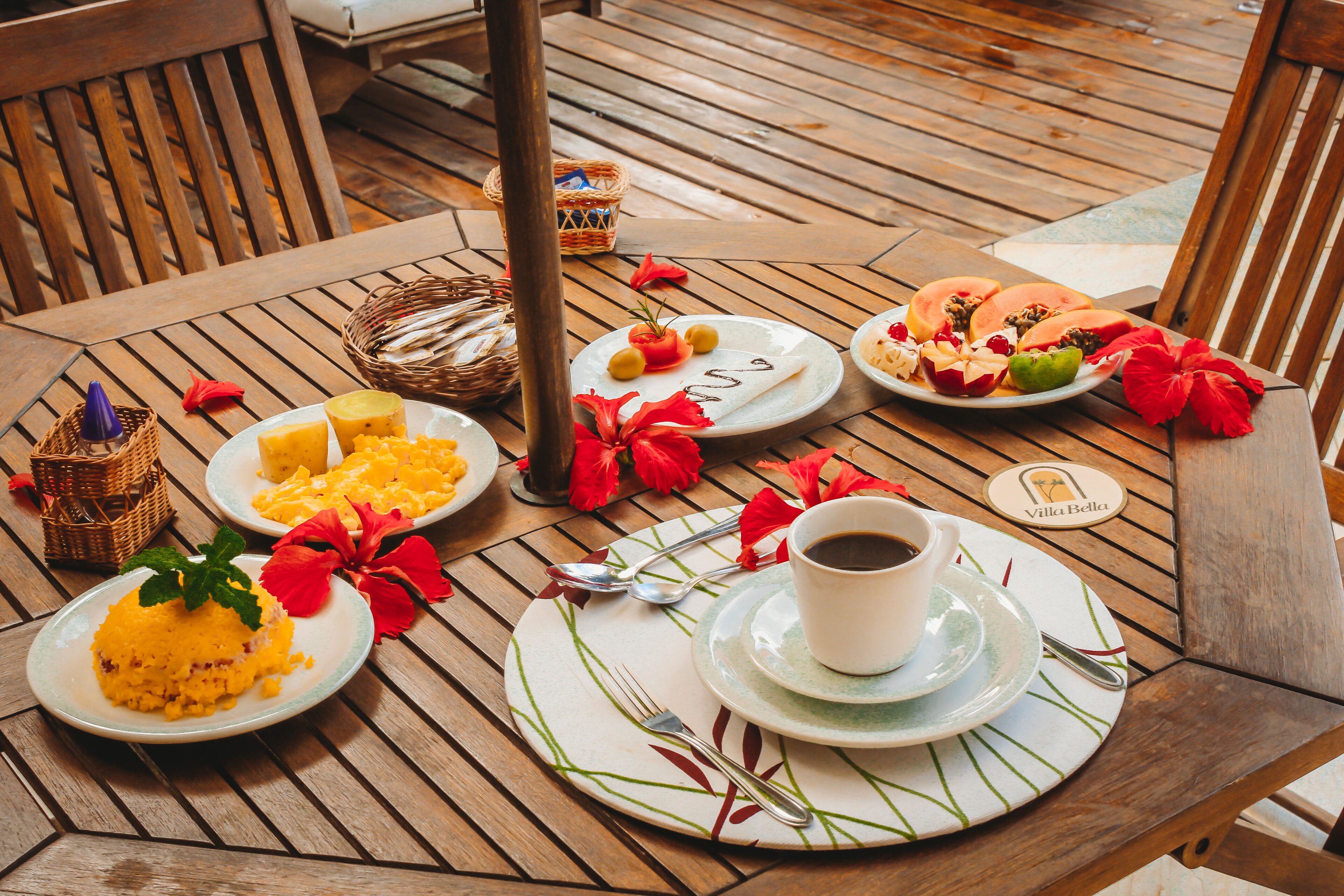 Petit déjeuner buffet compris tous les jours