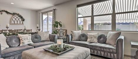 TV connectée, cheminée