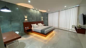 Quarto lua de mel, 1 cama King | Roupas de cama de algodão egípcio, roupas de cama premium