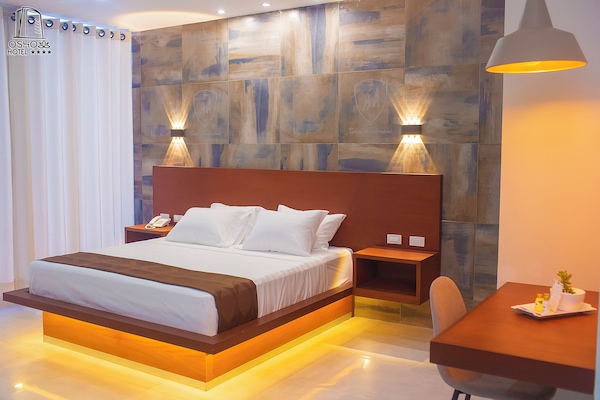 Junior Room, 1 Katil Raja (King) | Cadar kapas Mesir, peralatan tempat tidur premium, tilam berlapik