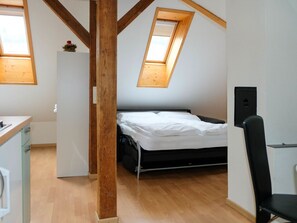 1 bedroom, travel crib, free WiFi, bed sheets