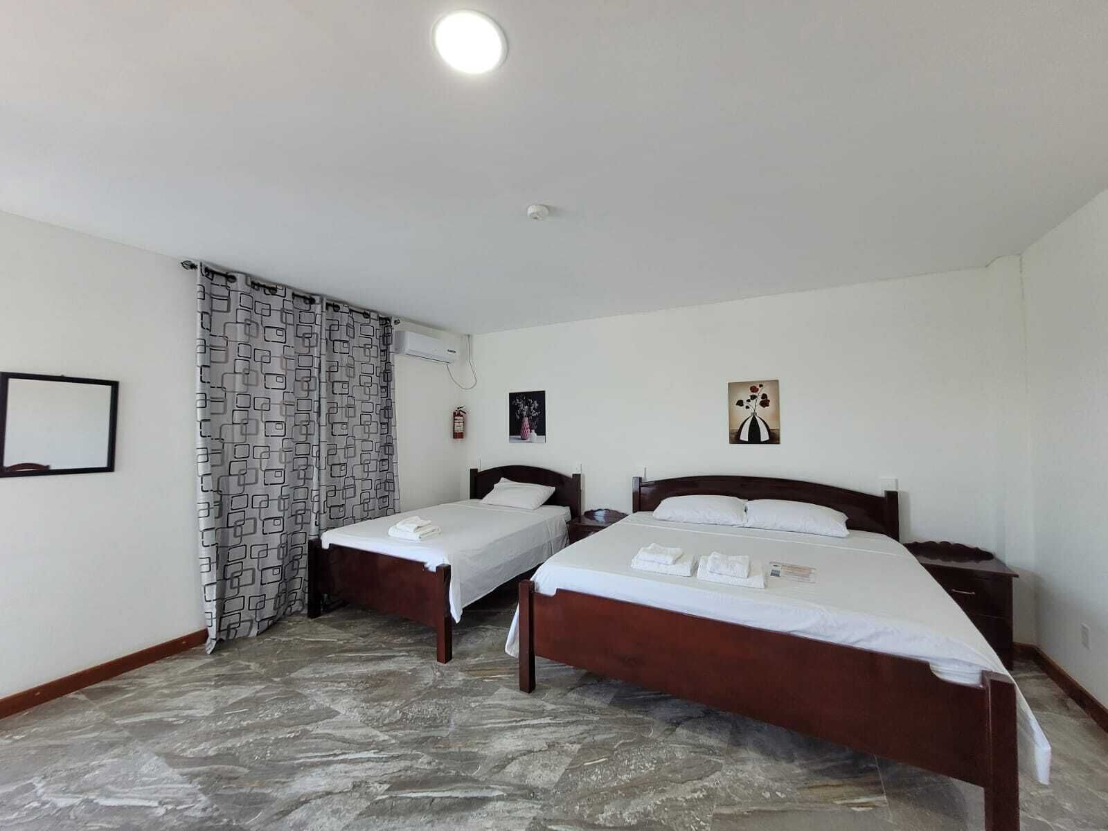 Blackout drapes, iron/ironing board, free WiFi, bed sheets
