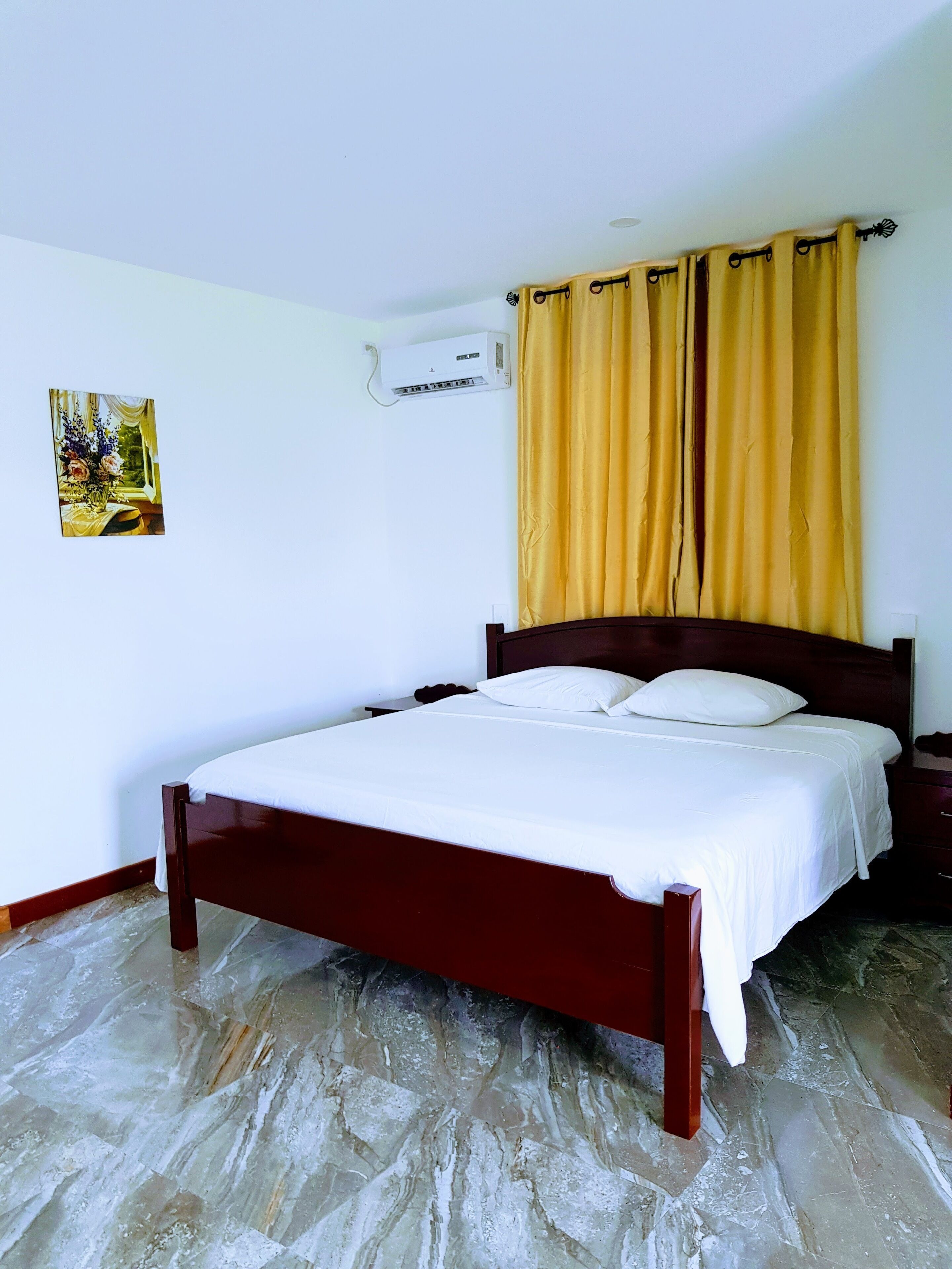 Blackout drapes, iron/ironing board, free WiFi, bed sheets