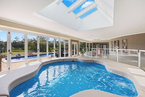 Indoor pool, outdoor pool