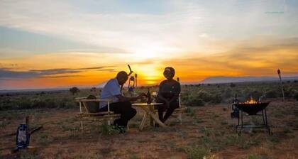 Amanya Double Pitch Tent with Mt Kilimanjaro View