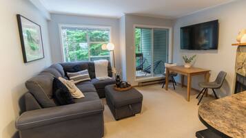 Télévision, cheminée