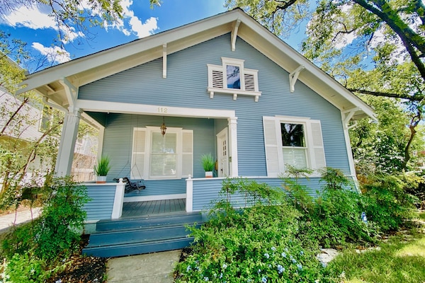 The historic 1920s home captures the character of San Antonio.