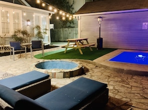 Backyard retreat w/ heated mini pool will provide hours of fun for your family!