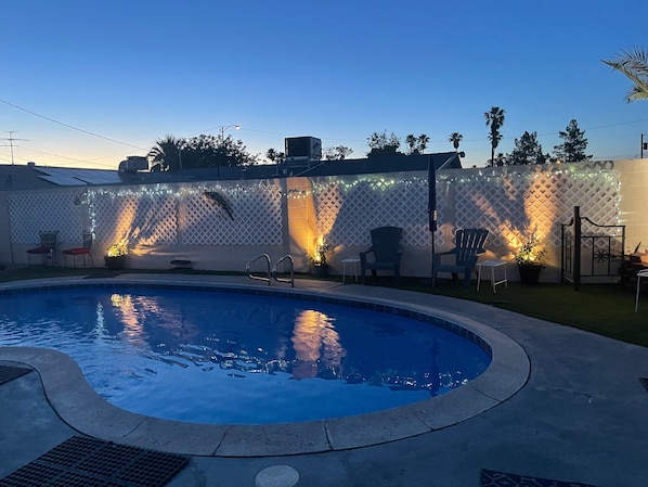 Außenpool, beheizter Pool