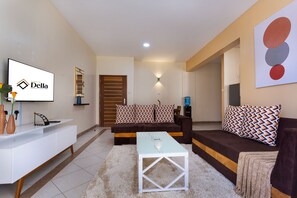 Apartment, 2 Bedrooms | Living area | TV - Mildans Place - Homes By Della (Nairobi)