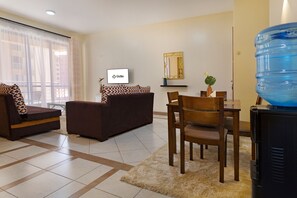 Apartment, 2 Bedrooms | Living area | TV - Mildans Place - Homes By Della (Nairobi)