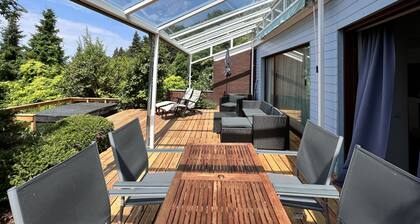 Vacation apartment Wellnesshütte with whirlpool - Überlingen-Nußdorf