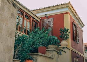 Overnatningsstedets facade