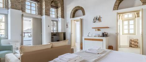 特級套房, 熱水浴缸 | 埃及棉床單、高級寢具、特厚豪華床墊、房內夾萬