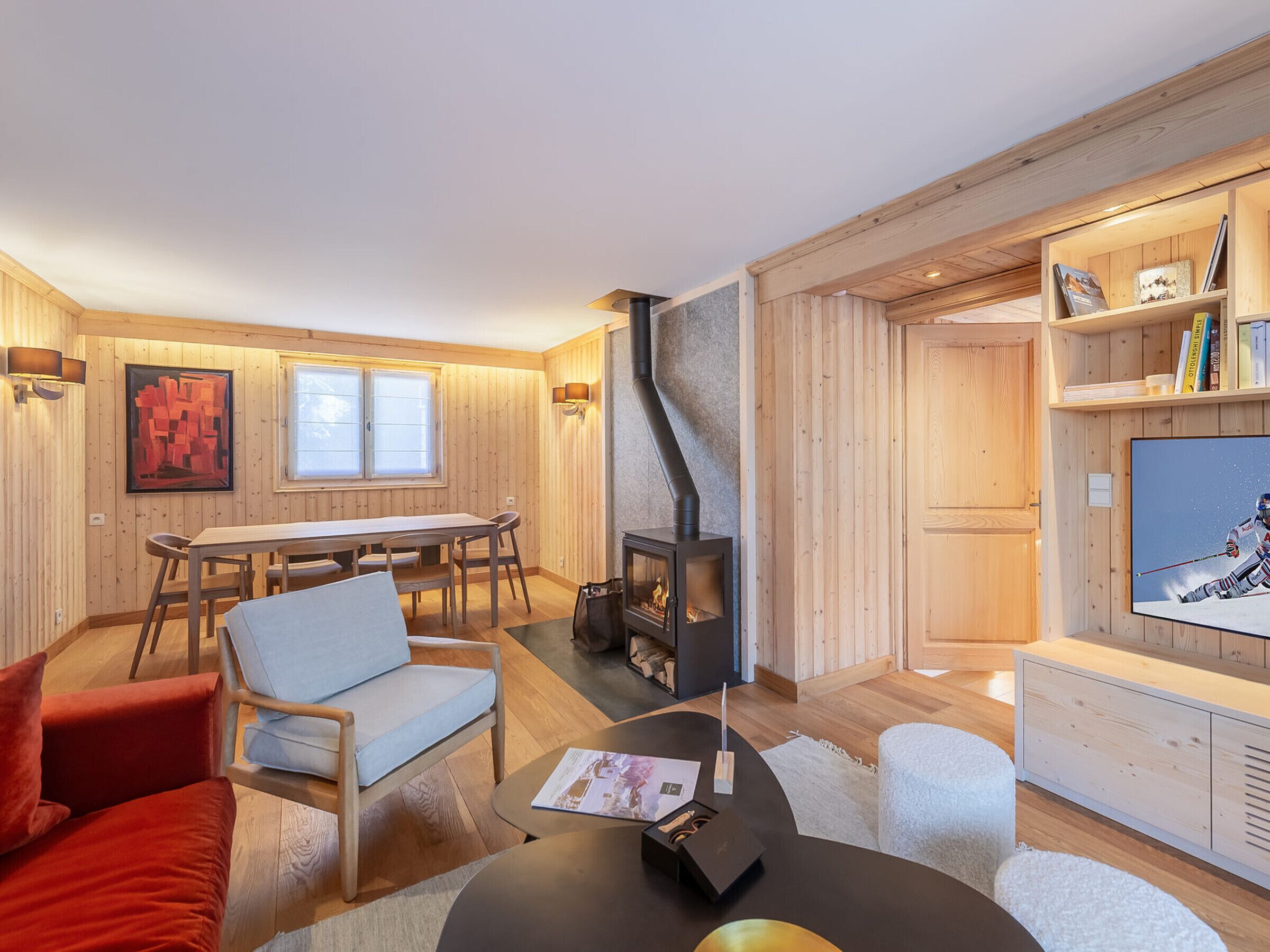 Appartement Rénové Avec 2 Suites, Balcon Et Poêle à Bois, Proche Centre Et Remontées Mécaniques, Megève - Praz-sur-Arly