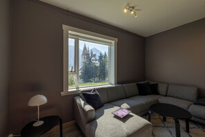 Luxury Apartment | Living area - The Herring House (Siglufjörður)