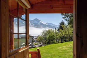 Private Cottage, 1 King Bed, Hot Tub, Mountain View | Terrace/patio - The Herring House (Siglufjörður)