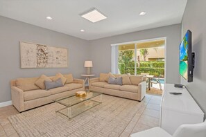 House, Multiple Beds | Living room