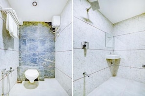 Regadera, regadera tipo lluvia, amenidades de baño gratuitas, batas