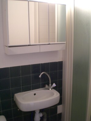 Shower - Studio with balcony and parking space in quiet residence (Gradignan)