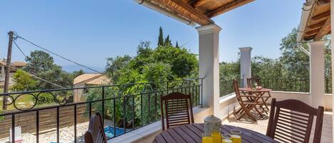 Villa | Blick vom Balkon