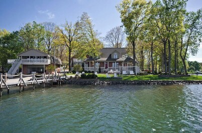 270° Lake Norman Views, Boat Ramp, Sand Volleyball & Resort‑Style Fun for 20+