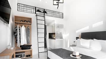 1 chambre, matelas mémoire de forme, coffres-forts dans les chambres