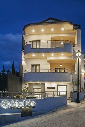 Façade de l’hébergement