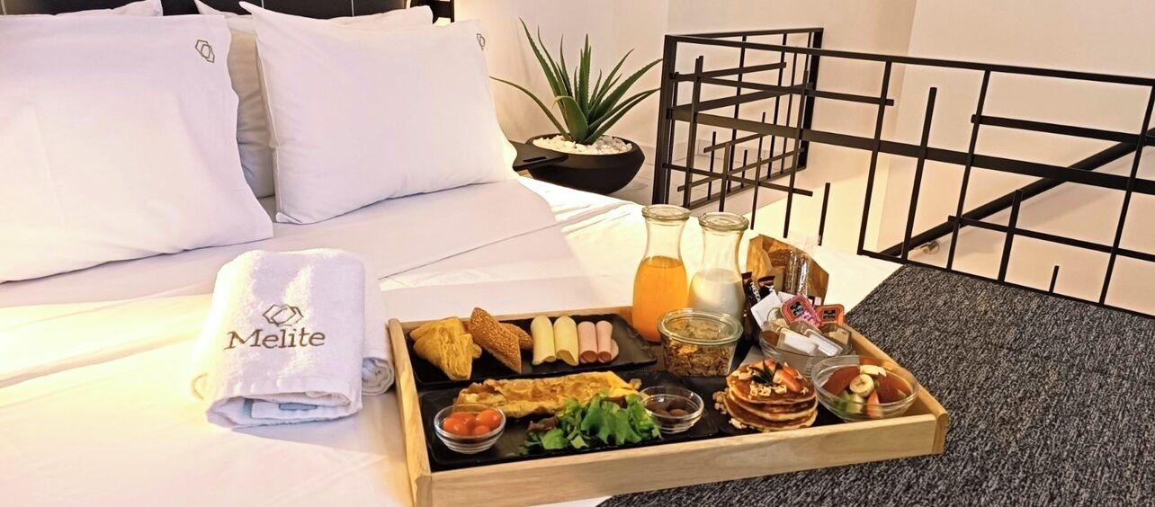 Gratis frukost med självservering varje dag 