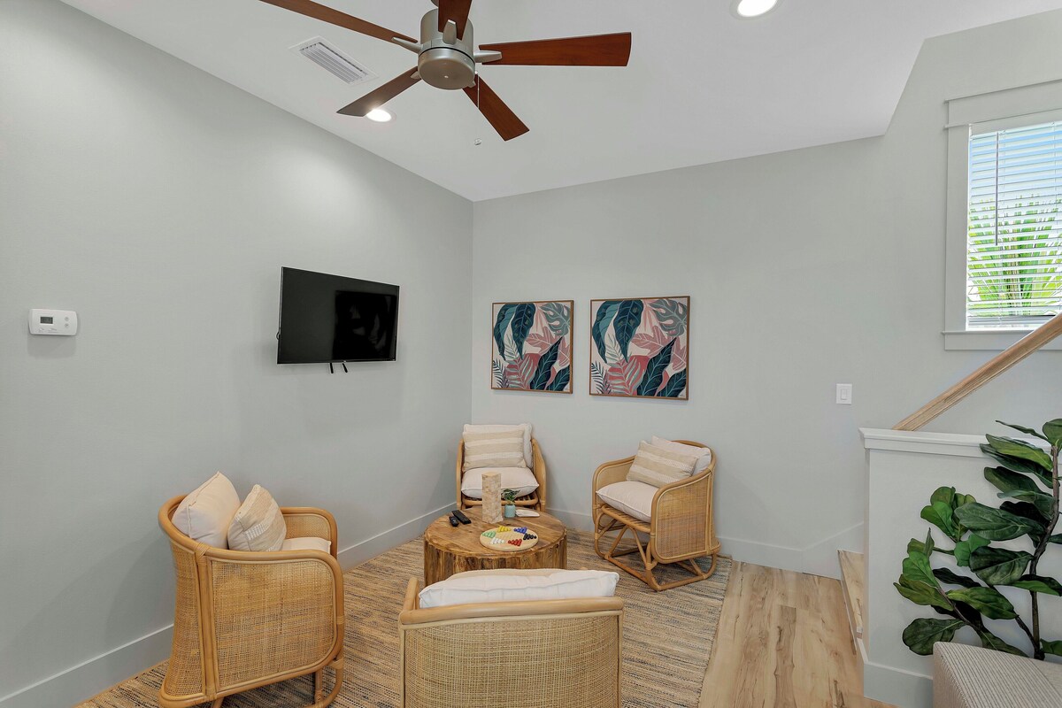 Photo 39 of Poseidon's Palace: Luxury Home with Pool+Spa! Golf Cart! 3 Min to Beach