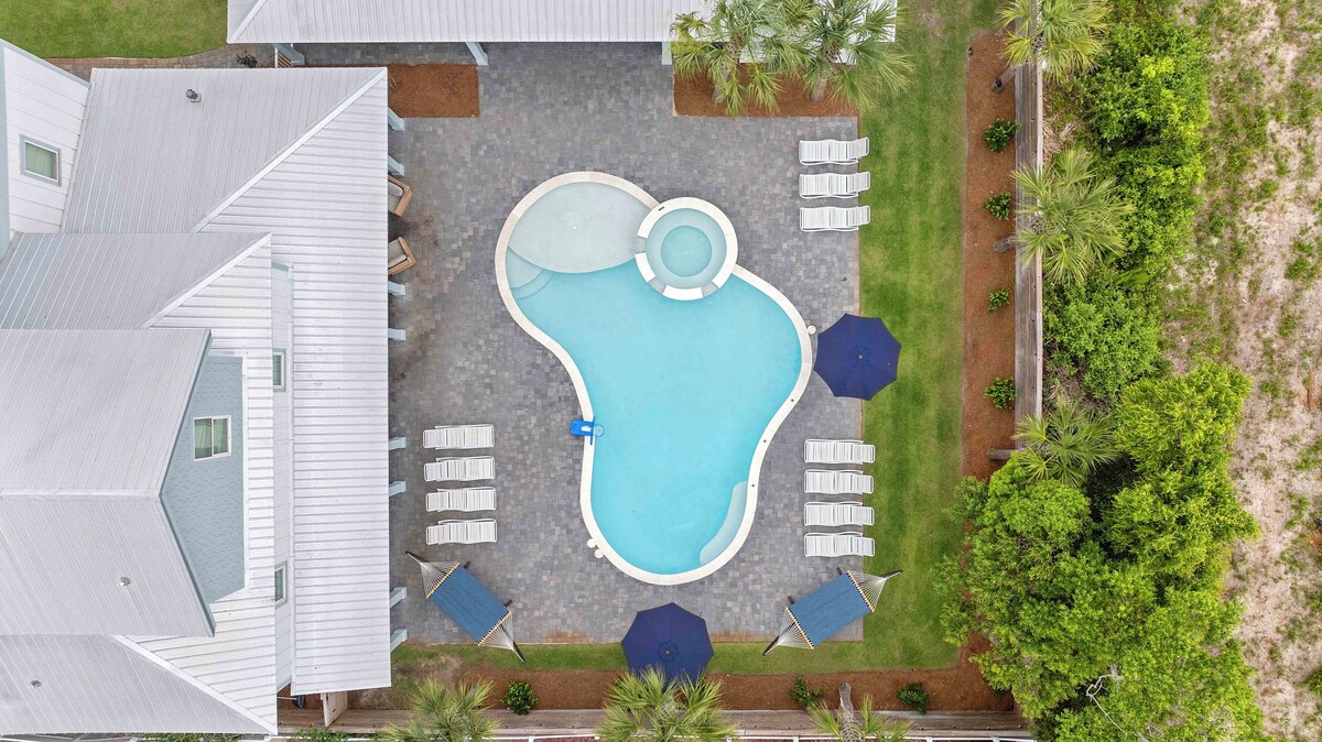 Photo 49 of Poseidon's Palace: Luxury Home with Pool+Spa! Golf Cart! 3 Min to Beach