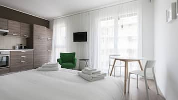 Apartamento | 1 dormitorio, tabla de planchar con plancha, wifi