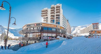 20m from ski slopes, 3rd floor, balcony, tv, ski locker, 85mÂČ, Tignes